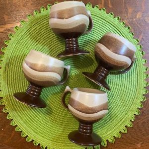 80’s Vintage Mug Set x4 EUC